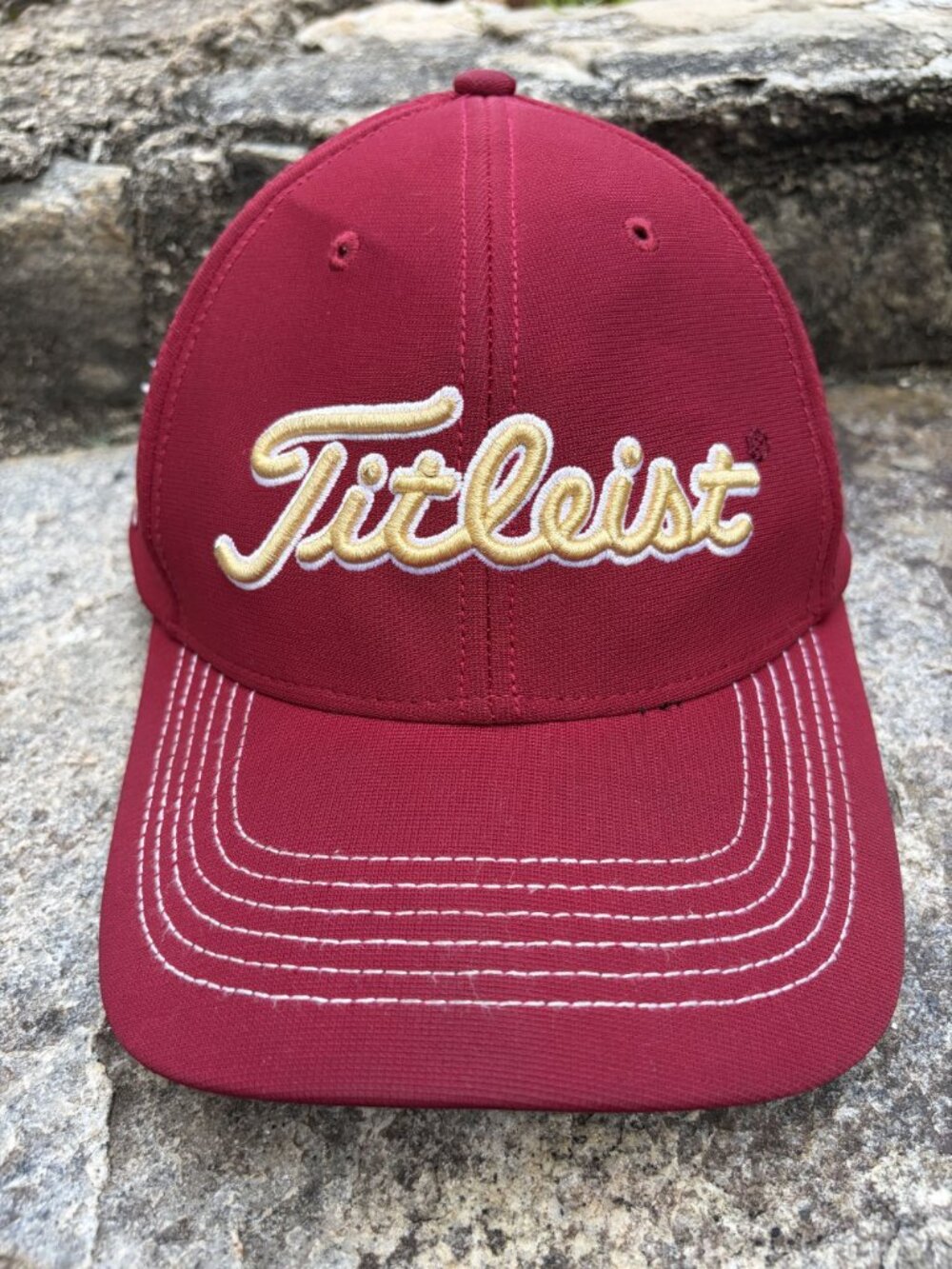 Titleist FSU Seminoles Golf Fitted Hat Cap 47 Brand M-L Embroidered Collegiate
